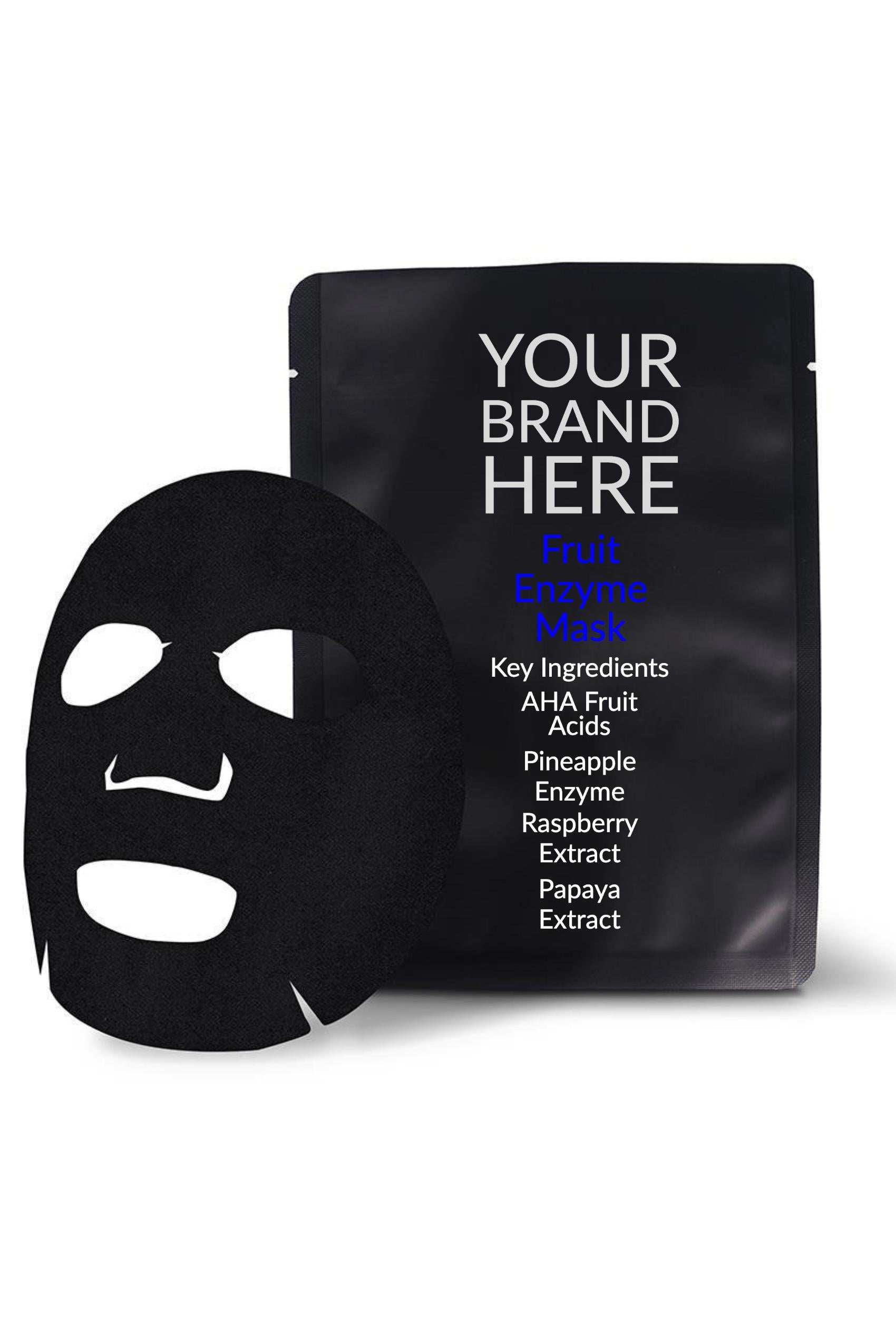 Fruit Enzyme Sheet Mask-Cellular Cosmetics Private Label Skin Care Australian Cosmetic Manufacture