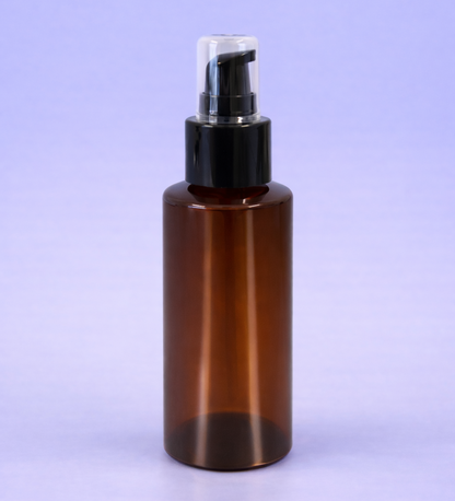 125 mL Treatment Pump Amber with cap - Private Label Skin Care