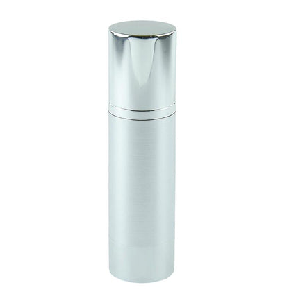 Silver Airless Bottle Private Label Skin Care